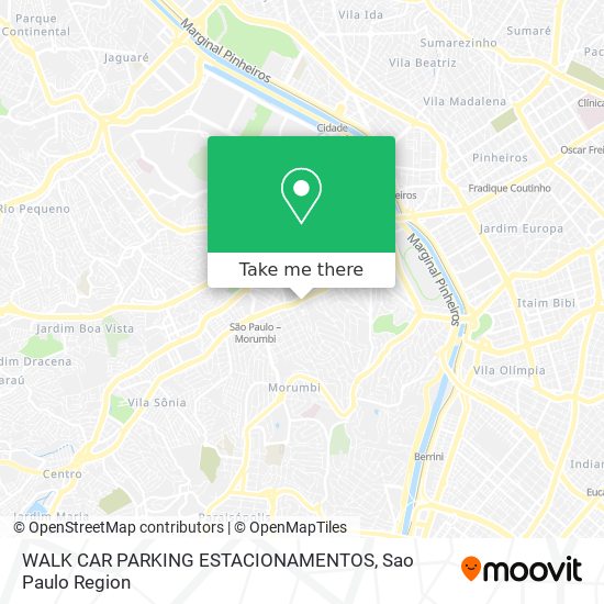 WALK CAR PARKING ESTACIONAMENTOS map