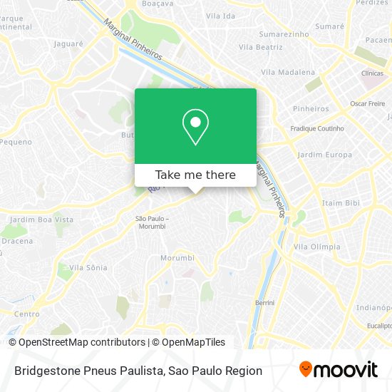 Bridgestone Pneus Paulista map