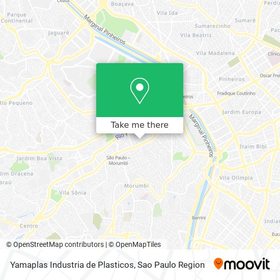 Mapa Yamaplas Industria de Plasticos