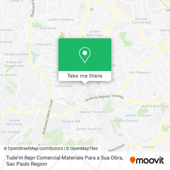 Tude'm Repr Comercial Materiais Para a Sua Obra map