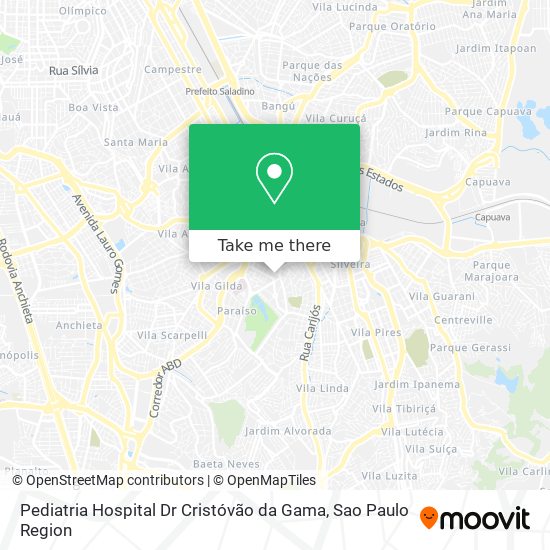 Pediatria Hospital Dr Cristóvão da Gama map