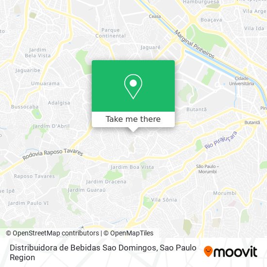 Distribuidora de Bebidas Sao Domingos map
