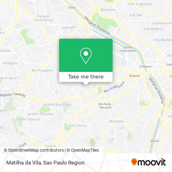 Matilha da Vila map