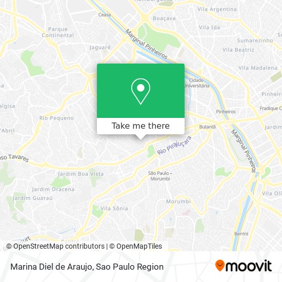 Marina Diel de Araujo map