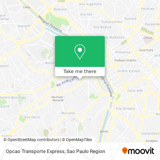 Opcao Transporte Express map