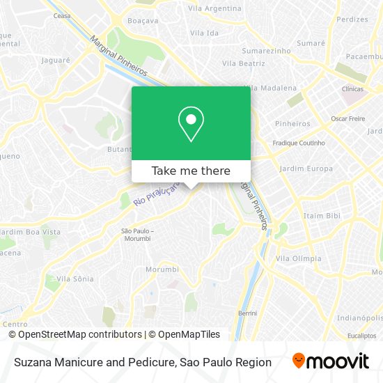Suzana Manicure and Pedicure map