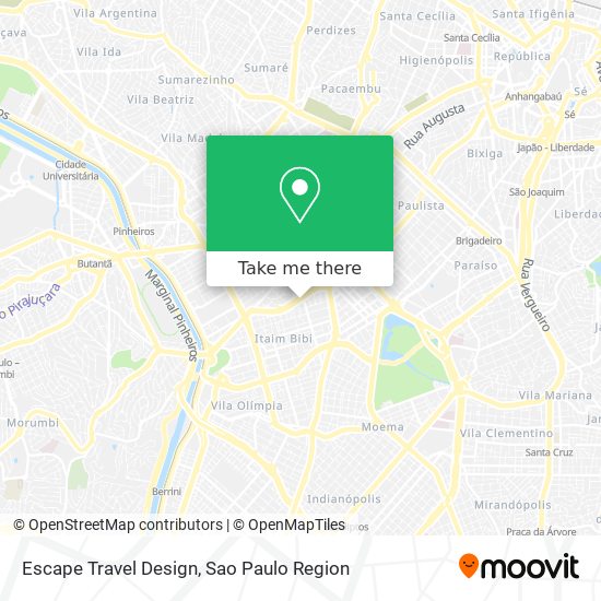 Mapa Escape Travel Design