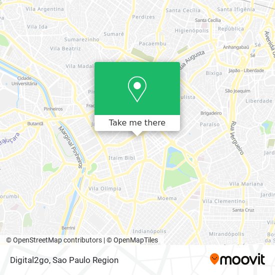 Mapa Digital2go