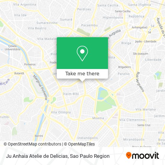 Ju Anhaia Atelie de Delicias map