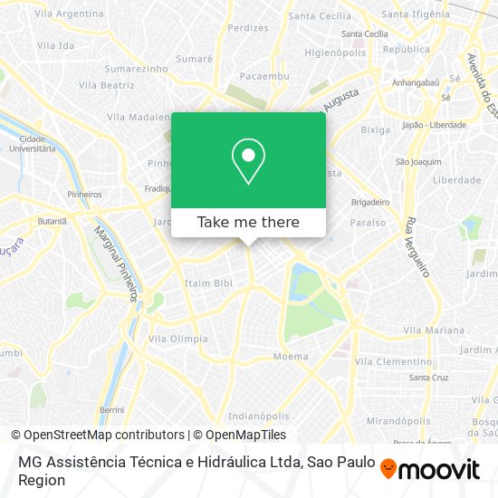 MG Assistência Técnica e Hidráulica Ltda map