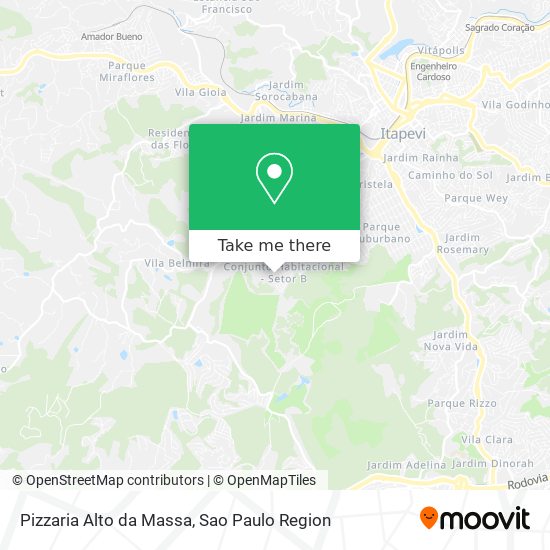 Pizzaria Alto da Massa map