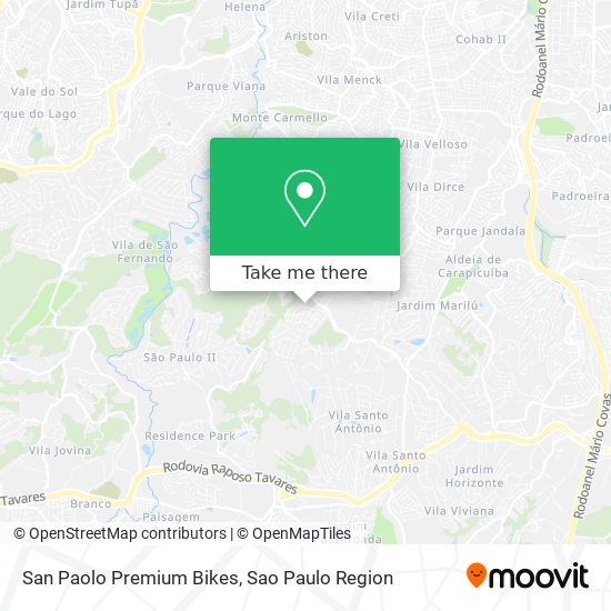 San Paolo Premium Bikes map