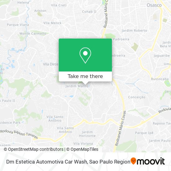 Dm Estetica Automotiva Car Wash map