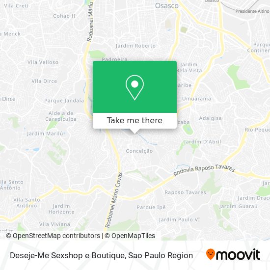 Deseje-Me Sexshop e Boutique map