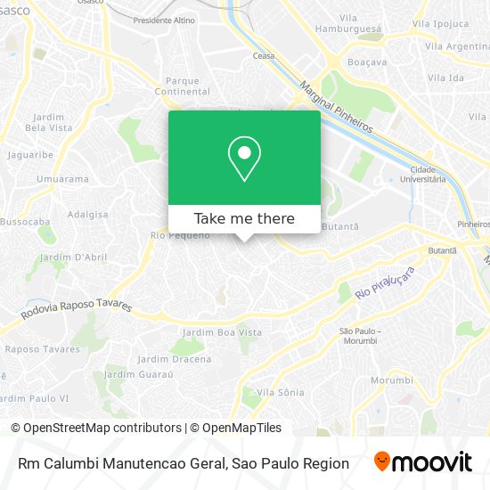 Rm Calumbi Manutencao Geral map