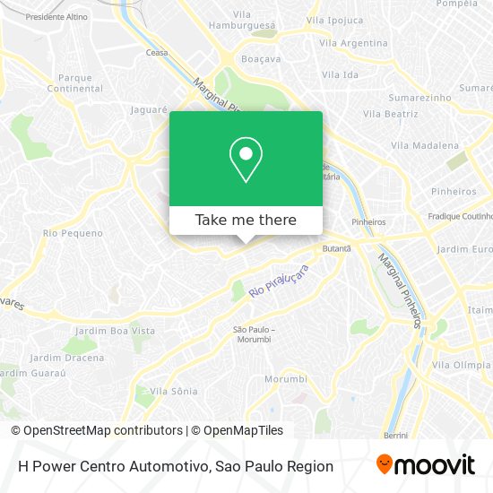 H Power Centro Automotivo map