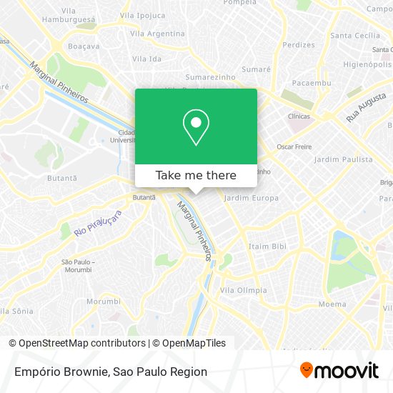 Empório Brownie map