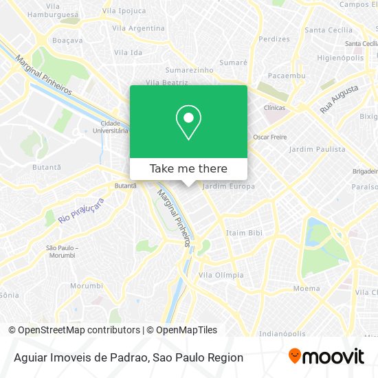 Mapa Aguiar Imoveis de Padrao