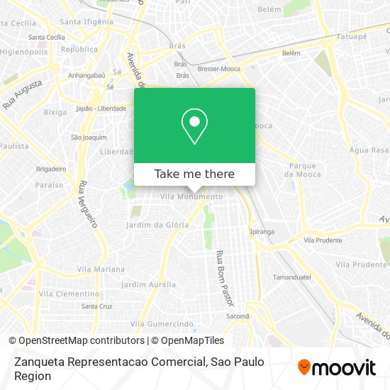 Zanqueta Representacao Comercial map