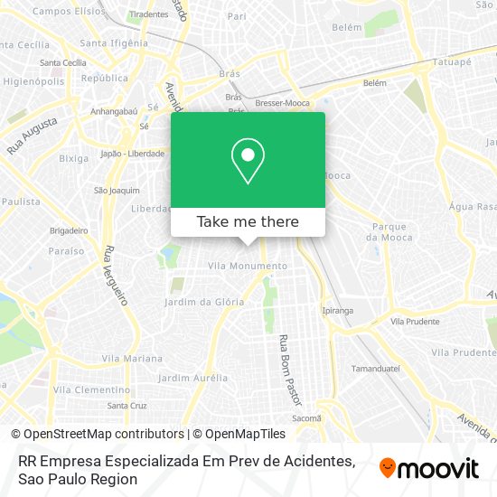 RR Empresa Especializada Em Prev de Acidentes map