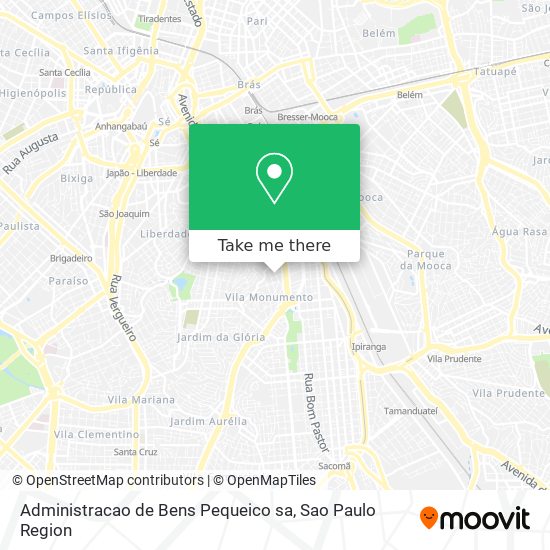 Administracao de Bens Pequeico sa map