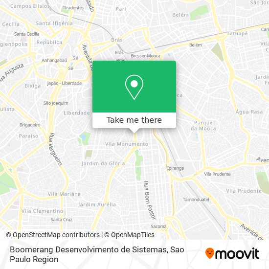 Mapa Boomerang Desenvolvimento de Sistemas