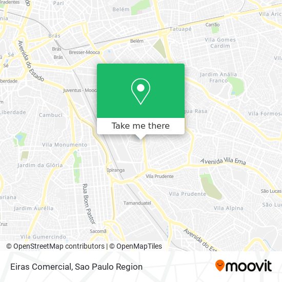 Eiras Comercial map