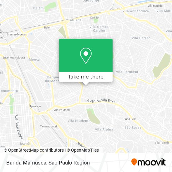 Mapa Bar da Mamusca