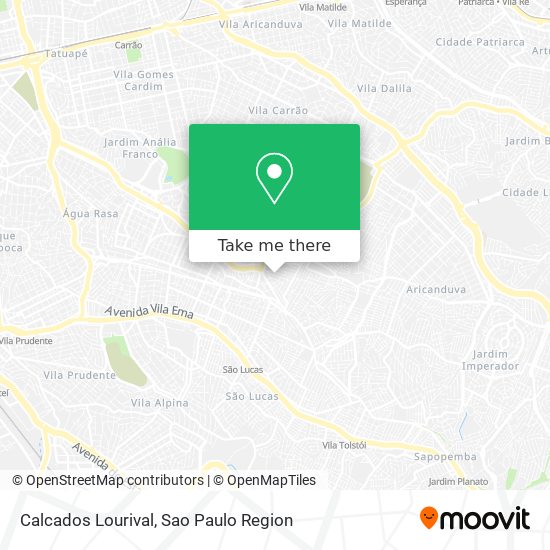 Calcados Lourival map