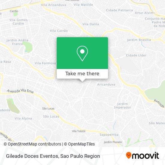 Gileade Doces Eventos map