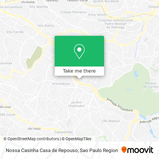 Mapa Nossa Casinha Casa de Repouso