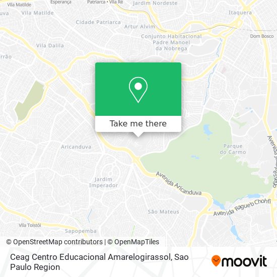 Ceag Centro Educacional Amarelogirassol map