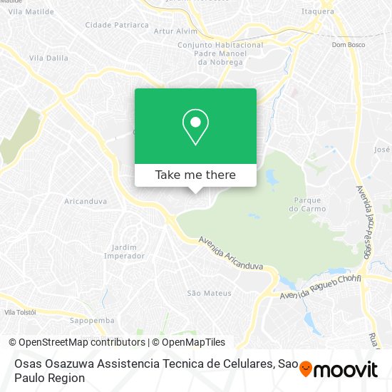 Osas Osazuwa Assistencia Tecnica de Celulares map