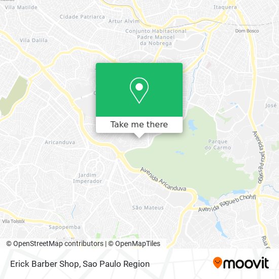 Mapa Erick Barber Shop