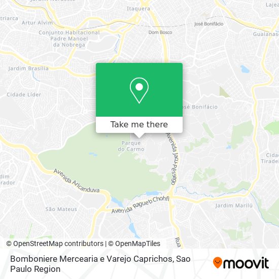 Bomboniere Mercearia e Varejo Caprichos map