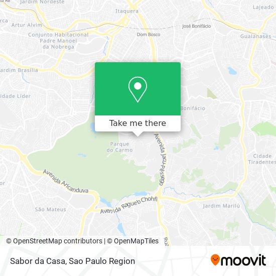 Mapa Sabor da Casa