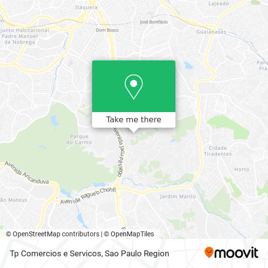 Mapa Tp Comercios e Servicos