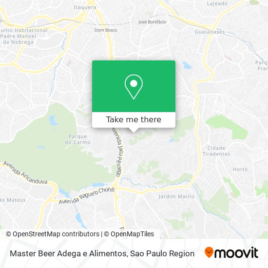 Master Beer Adega e Alimentos map