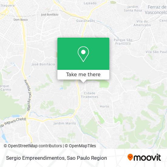 Sergio Empreendimentos map