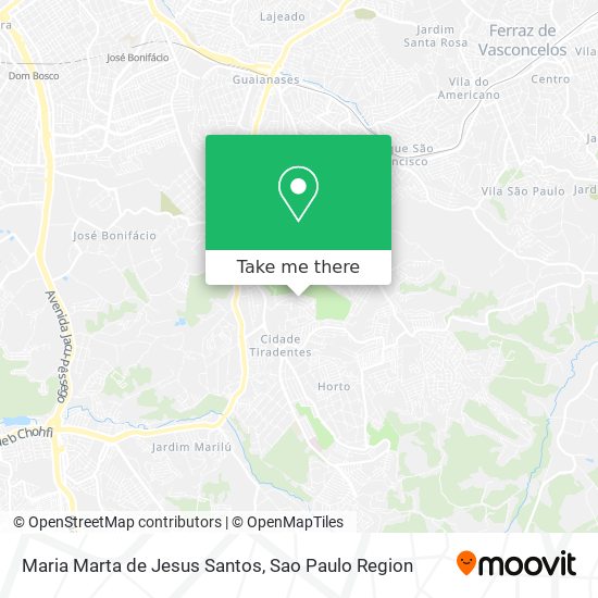 Maria Marta de Jesus Santos map