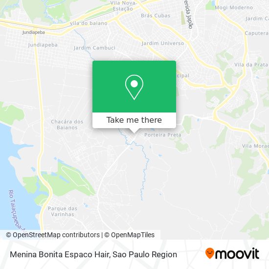 Menina Bonita Espaco Hair map