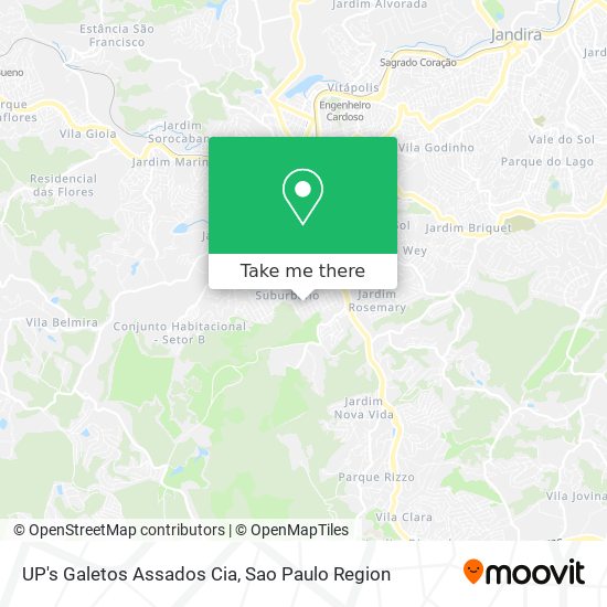 UP's Galetos Assados Cia map