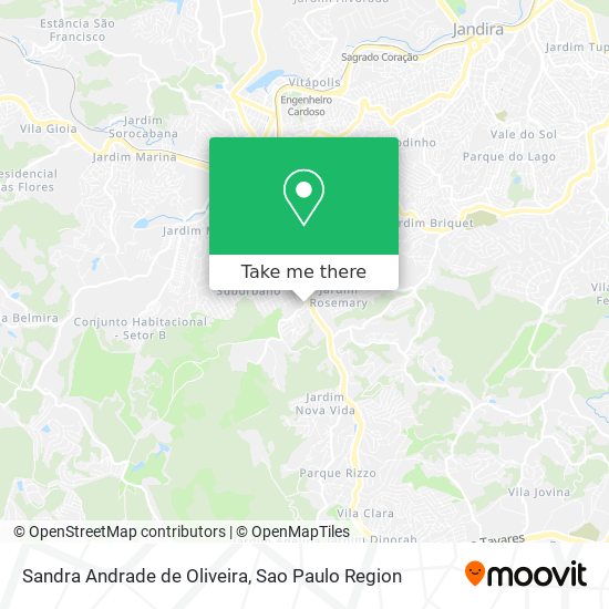 Sandra Andrade de Oliveira map