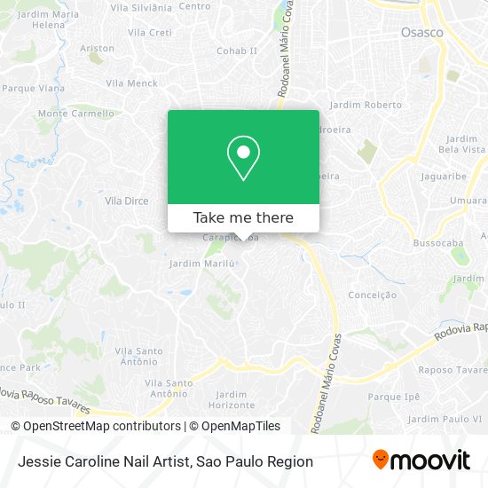 Jessie Caroline Nail Artist map