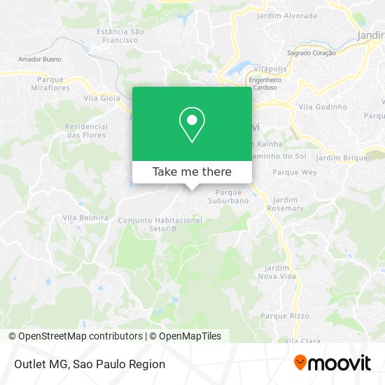 Outlet MG map