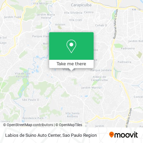 Mapa Labios de Suino Auto Center