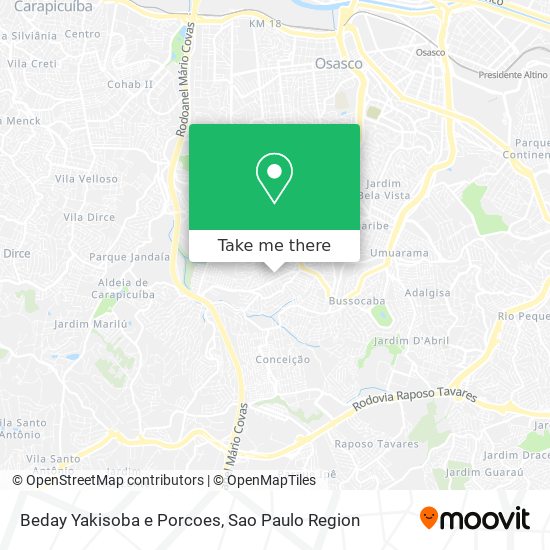 Beday Yakisoba e Porcoes map