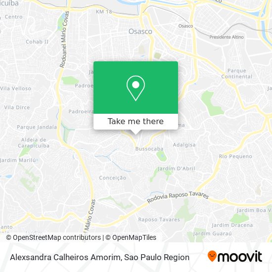 Alexsandra Calheiros Amorim map