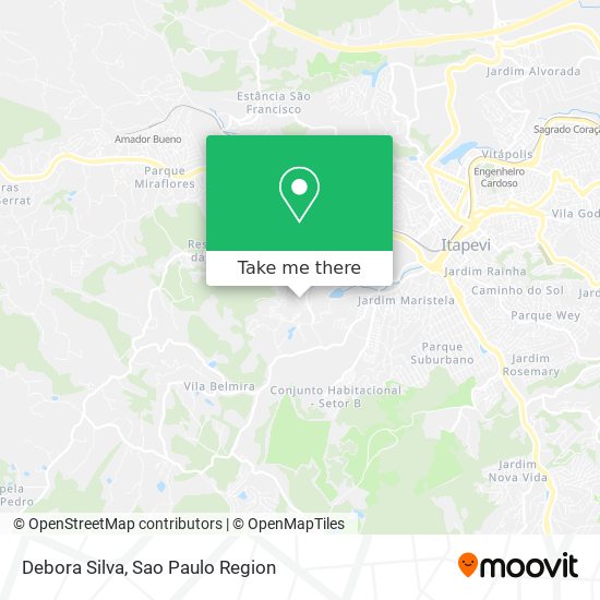 Debora Silva map