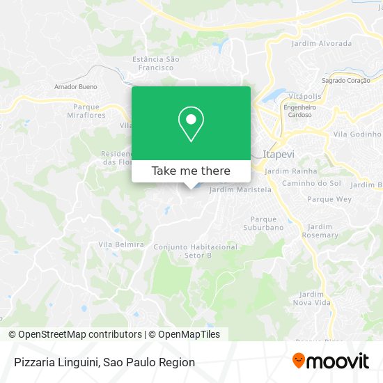 Pizzaria Linguini map